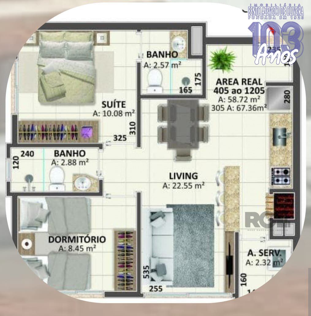Apartamento, 2 quartos, 81 m² - Foto 2