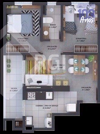 Apartamento, 2 quartos, 49 m² - Foto 14