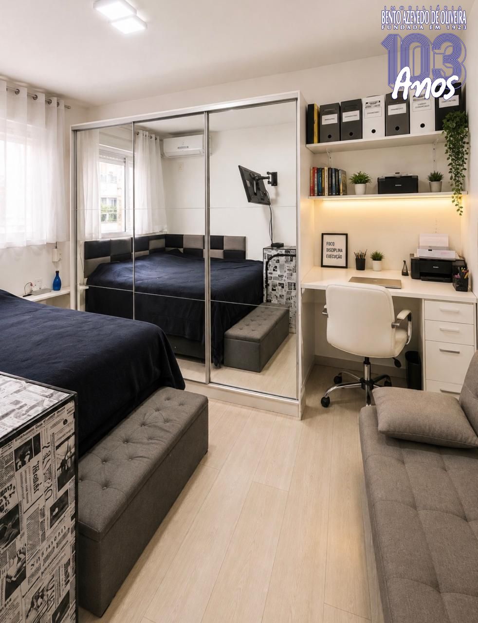 Dormitorio-Escritorio.