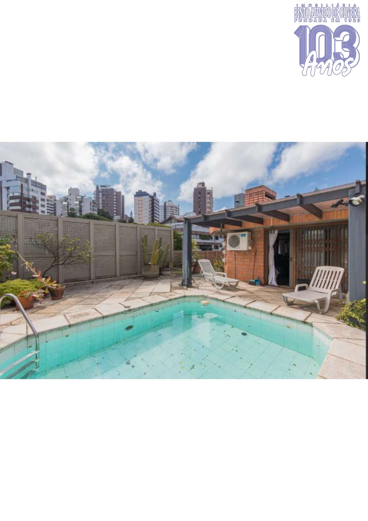 Piscina na cobertura