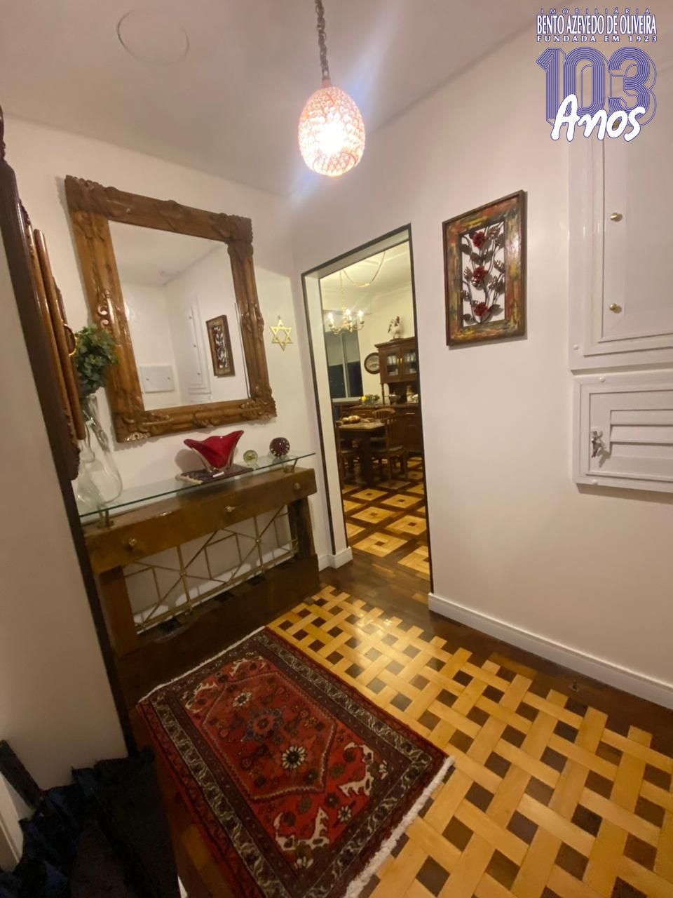 Hall de entrada divisão living