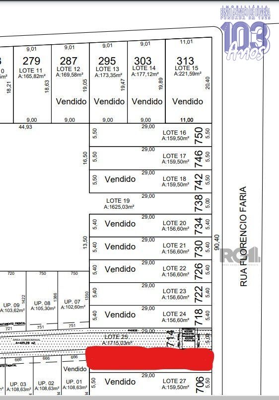 Terreno, 159 m² - Foto 1