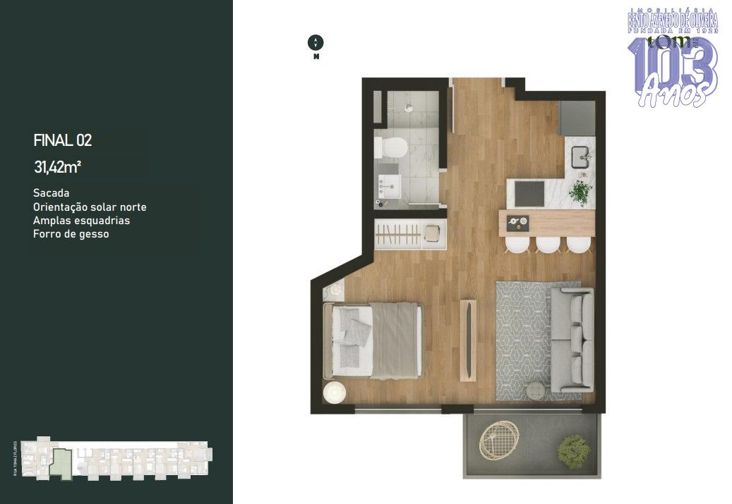 Apartamento, 1 quarto, 53 m² - Foto 18