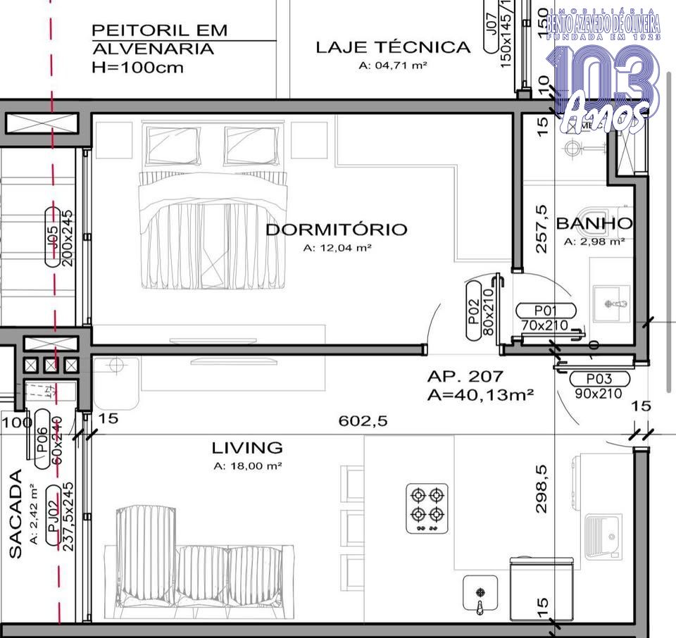 Apartamento, 1 quarto, 40 m² - Foto 16