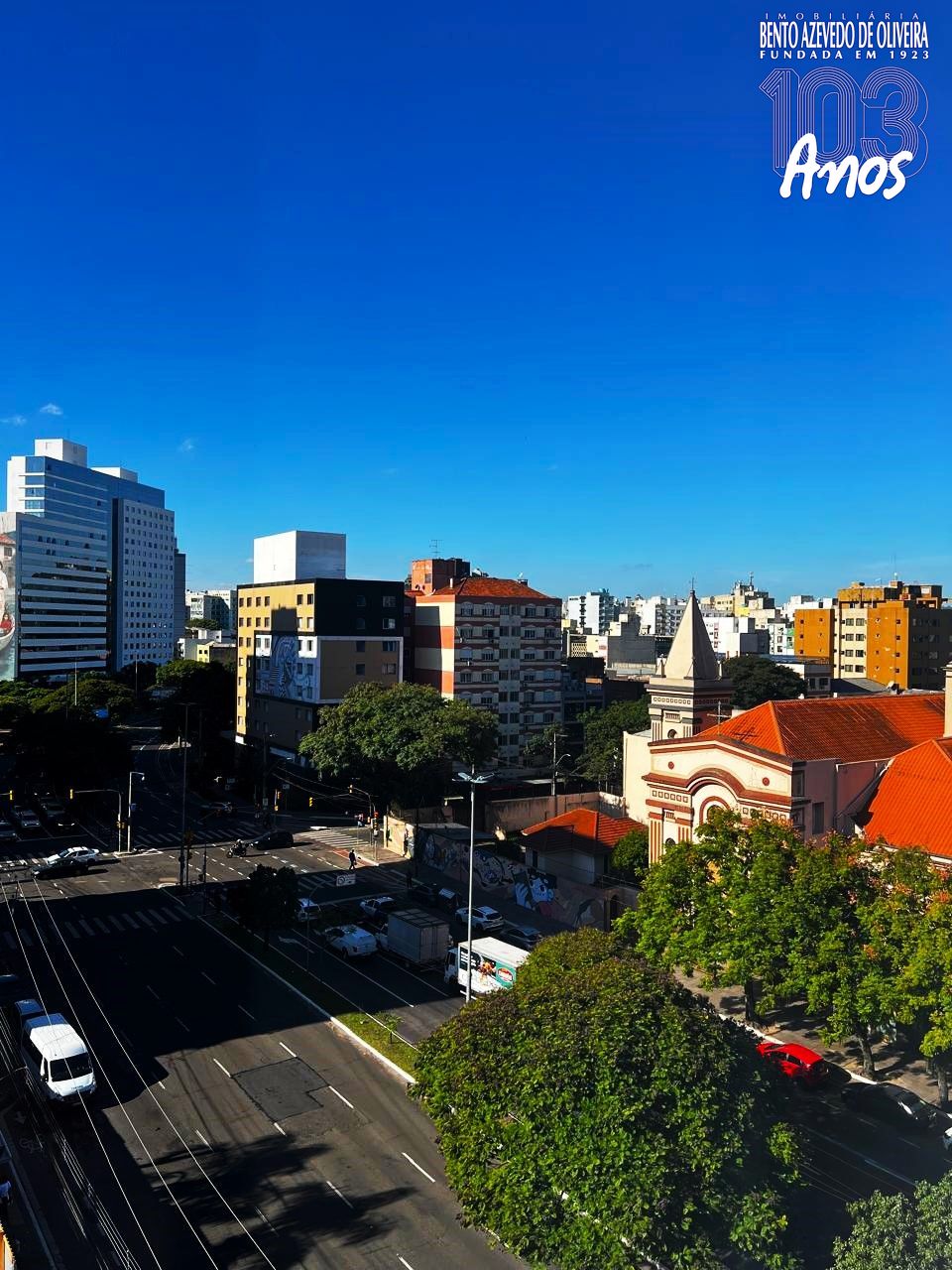 vista do salão festas