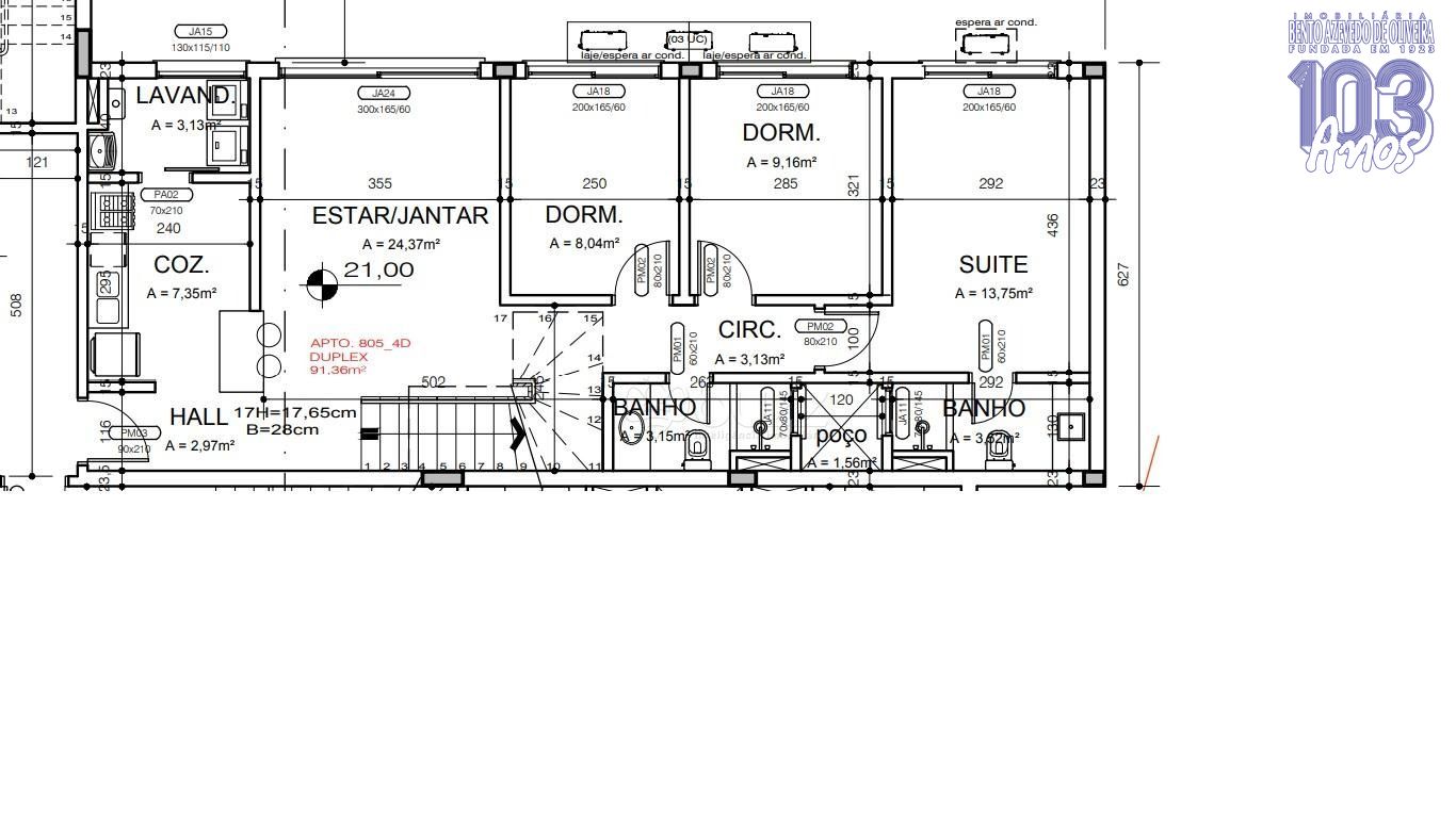 Cobertura, 4 quartos, 199 m² - Foto 3
