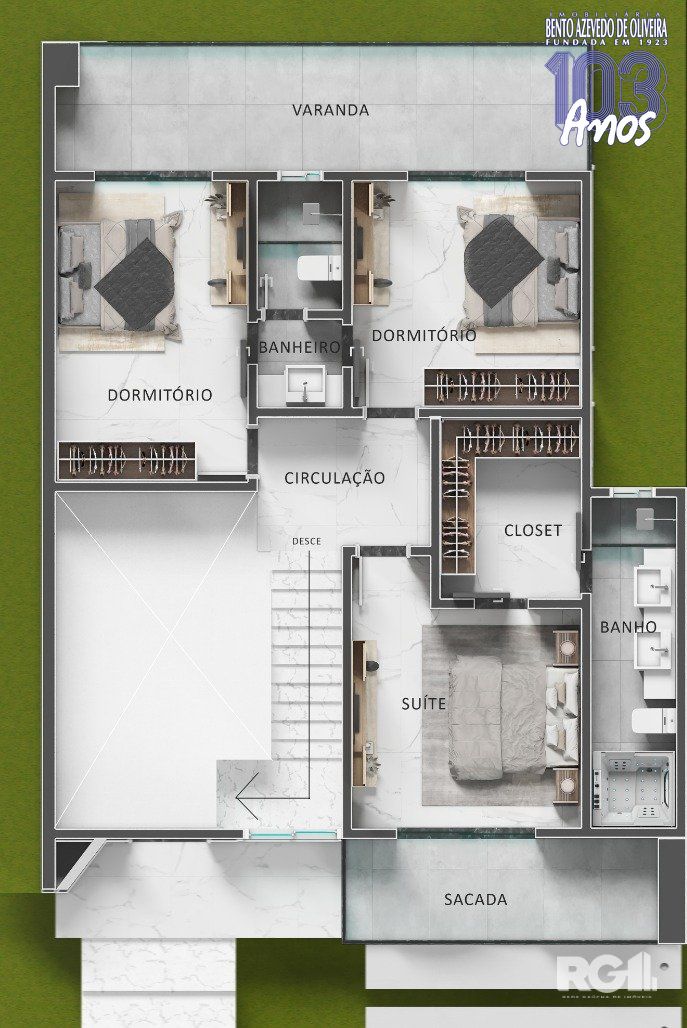 Casa de Condomínio, 3 quartos - Foto 3