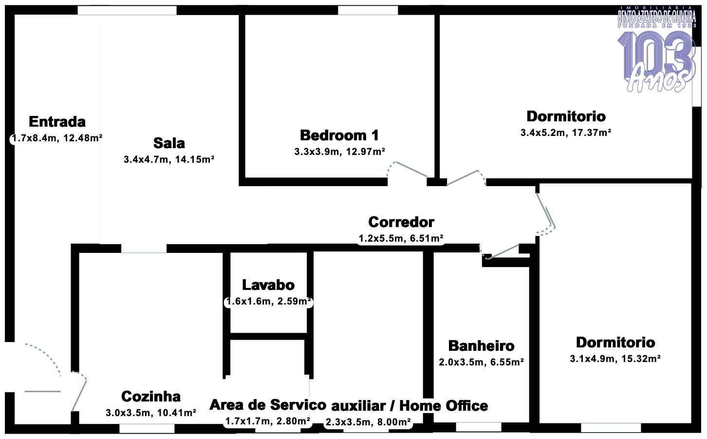 Apartamento, 3 quartos, 91 m² - Foto 2