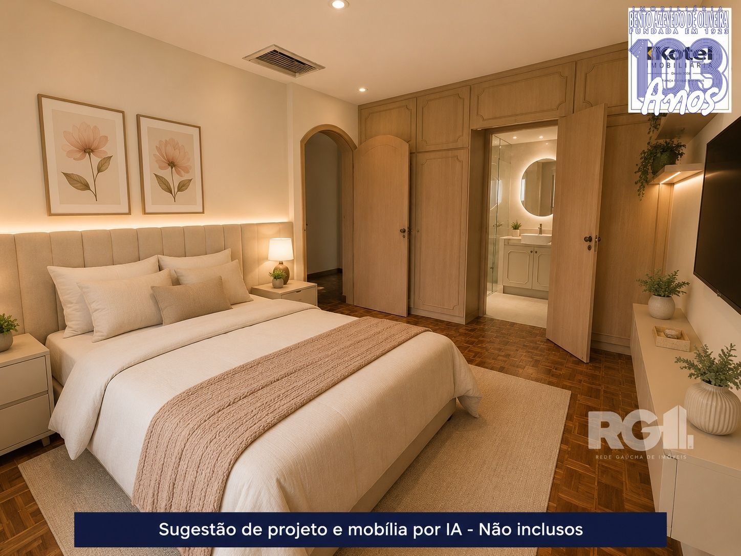 Sugestão de decoração por IA - Mobílias e projetos NÃO INCLUSOS