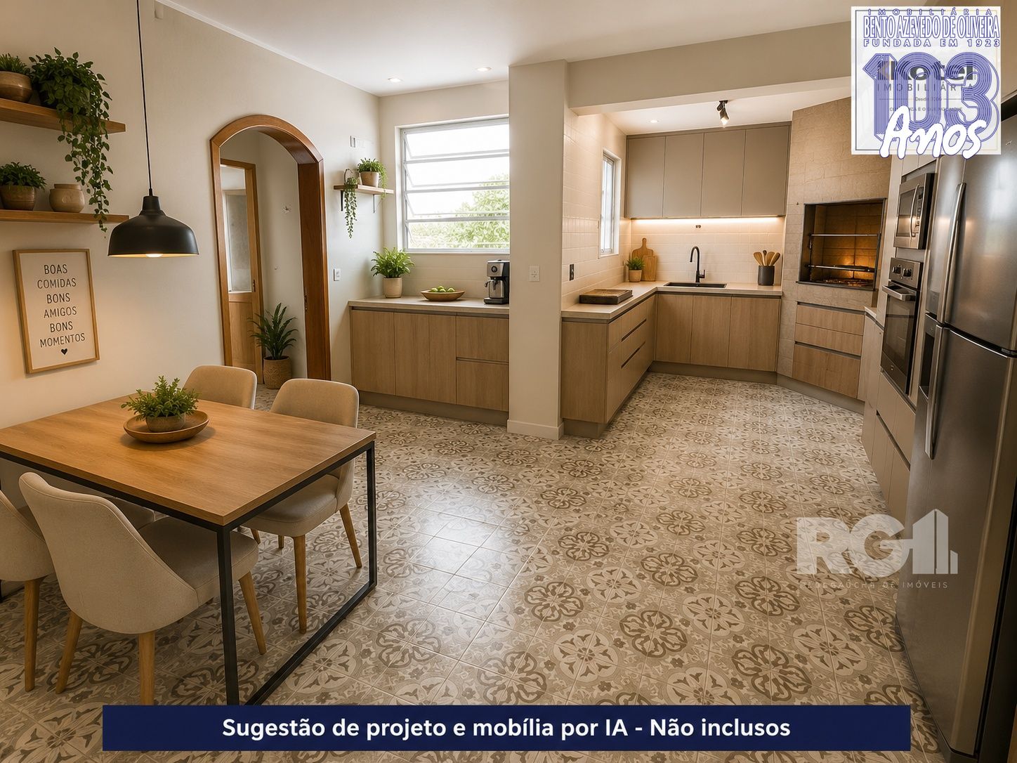 Sugestão de decoração por IA - Mobílias e projetos NÃO INCLUSOS