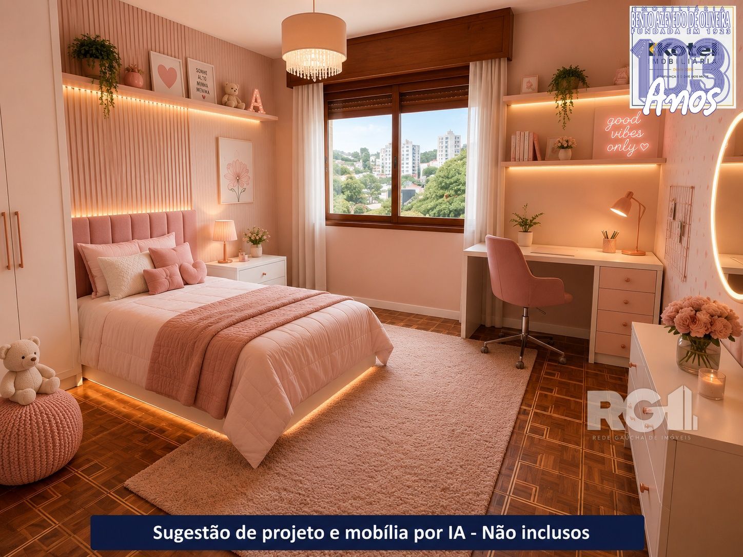 Sugestão de decoração por IA - Mobílias e projetos NÃO INCLUSOS