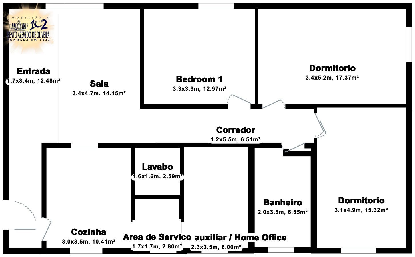 Apartamento, 3 quartos, 91 m² - Foto 2