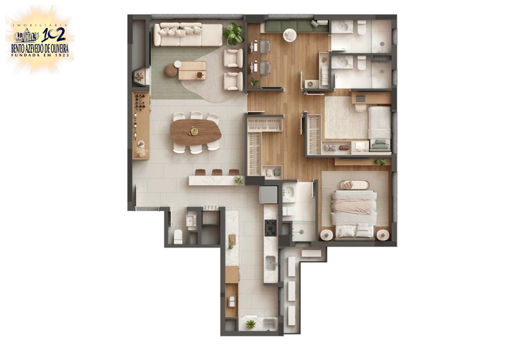 Apartamento, 3 quartos, 118 m² - Foto 4