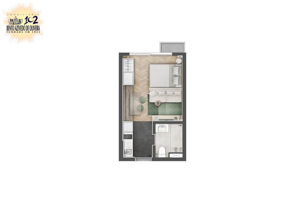 Apartamento, 1 quarto, 28 m² - Foto 16