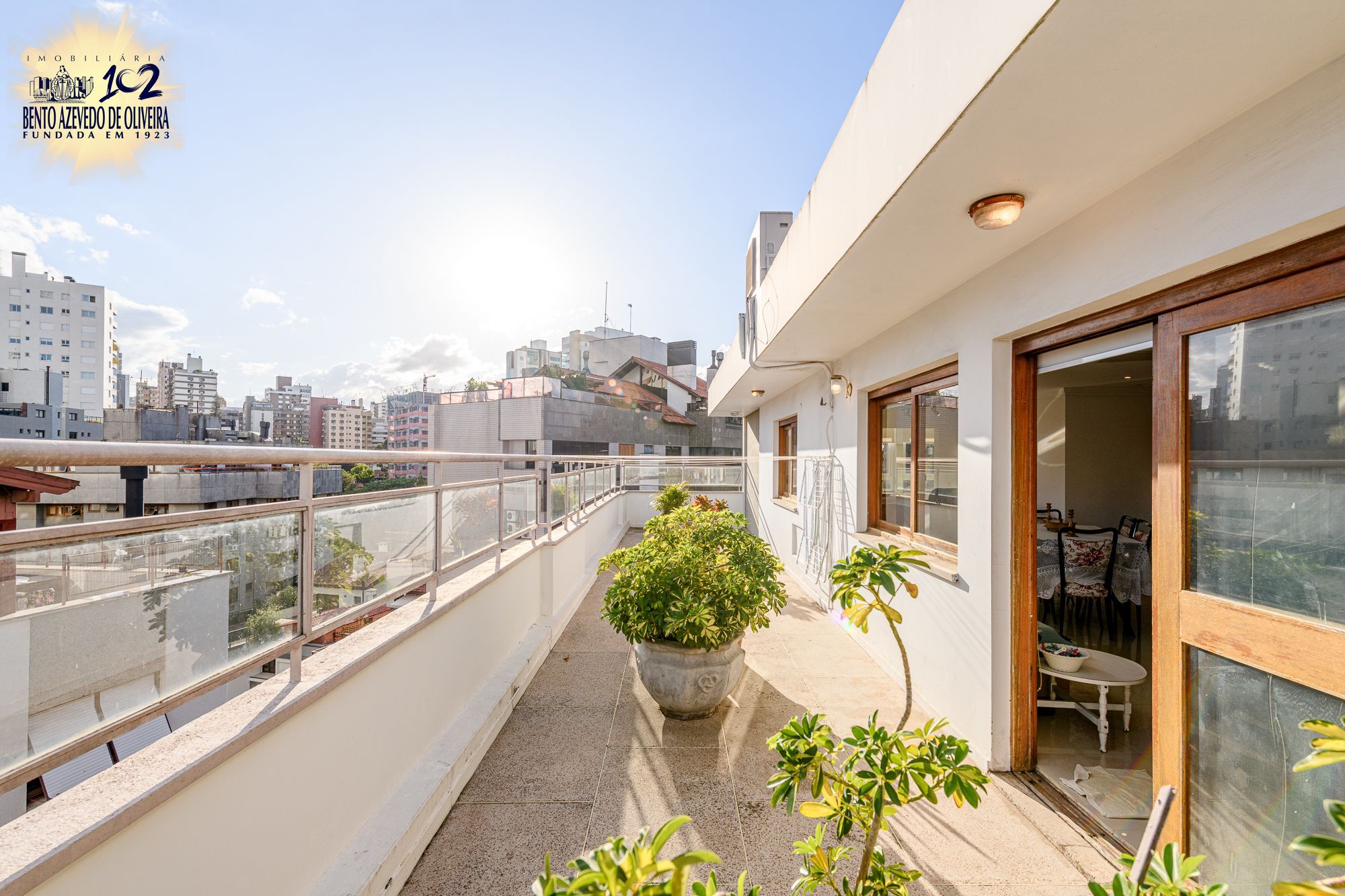 Circulação no terraço