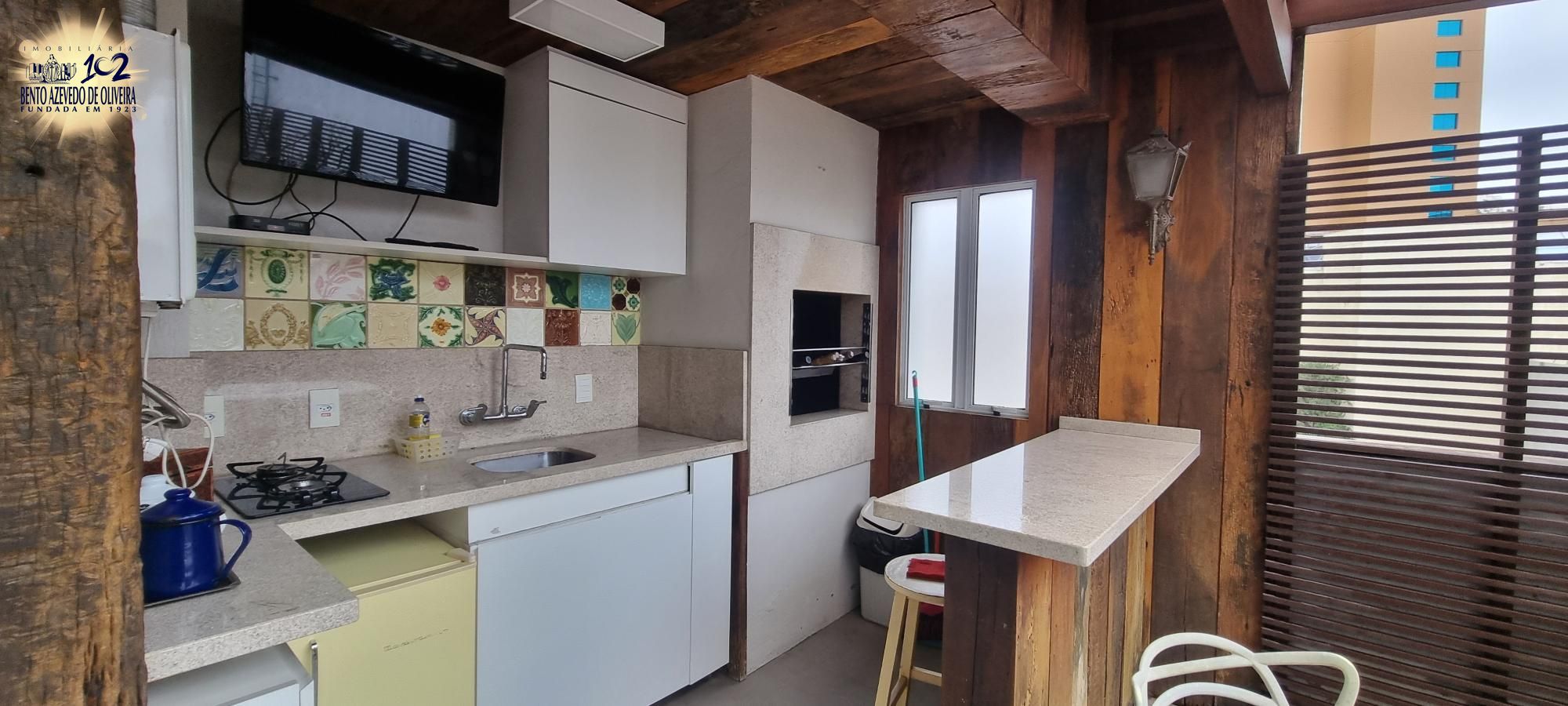 Churraqueira no terraço