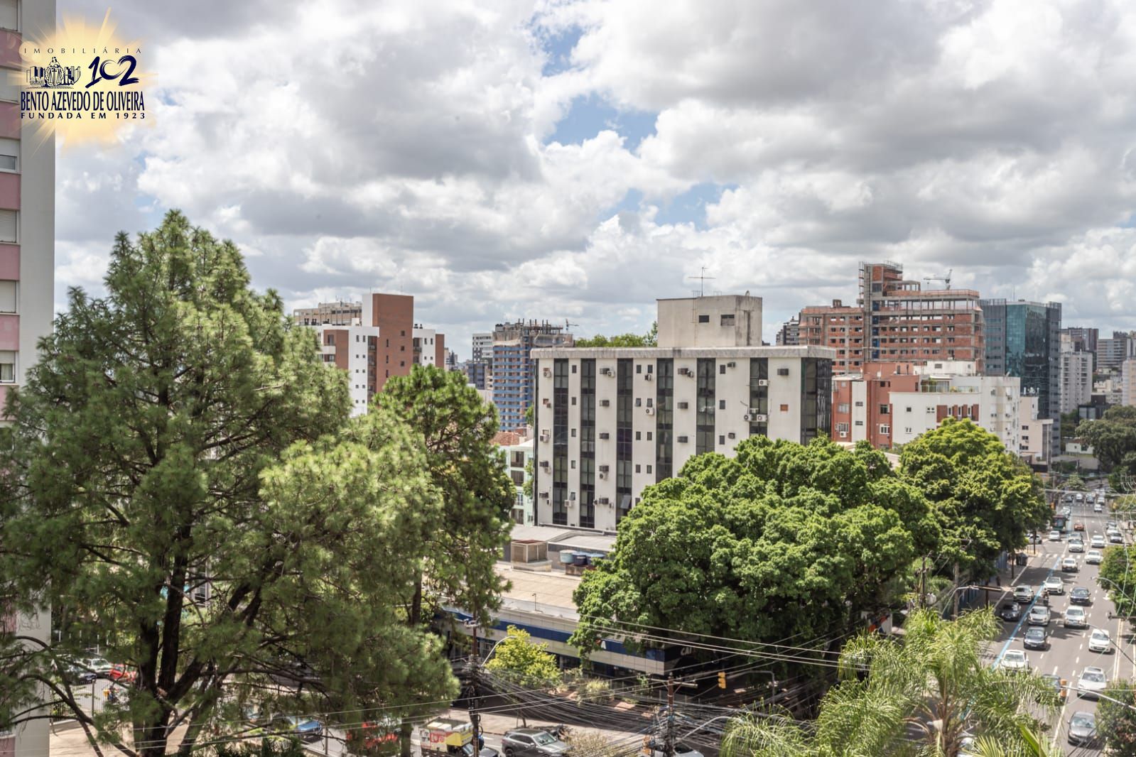 Vista da janela do apartamento