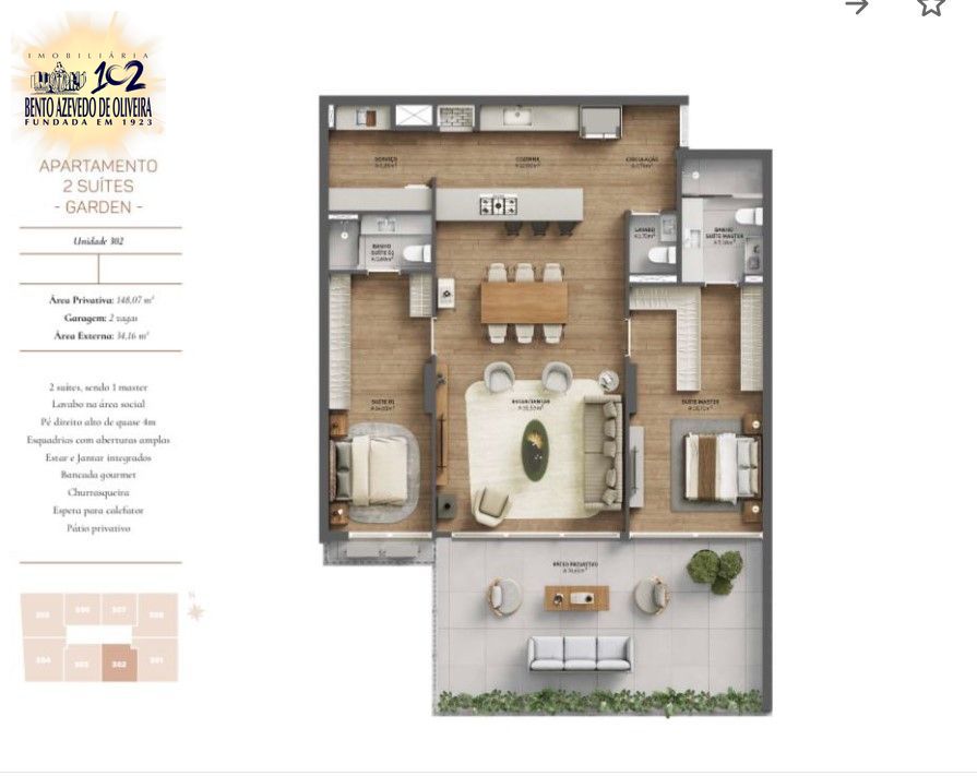 Apartamento, 2 quartos, 148 m² - Foto 17