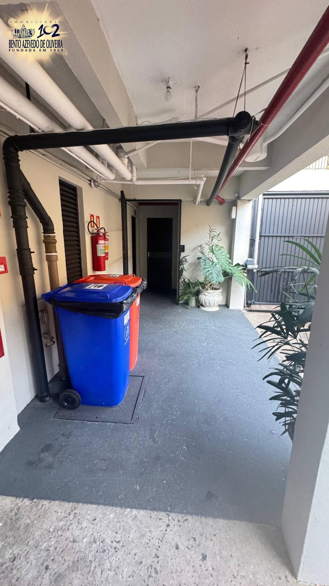 Espaço Lixo Seco Organico.