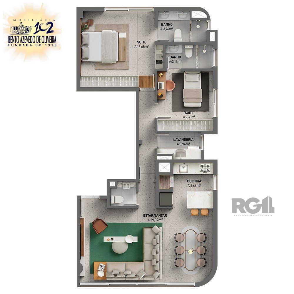 Apartamento, 2 quartos, 93 m² - Foto 22