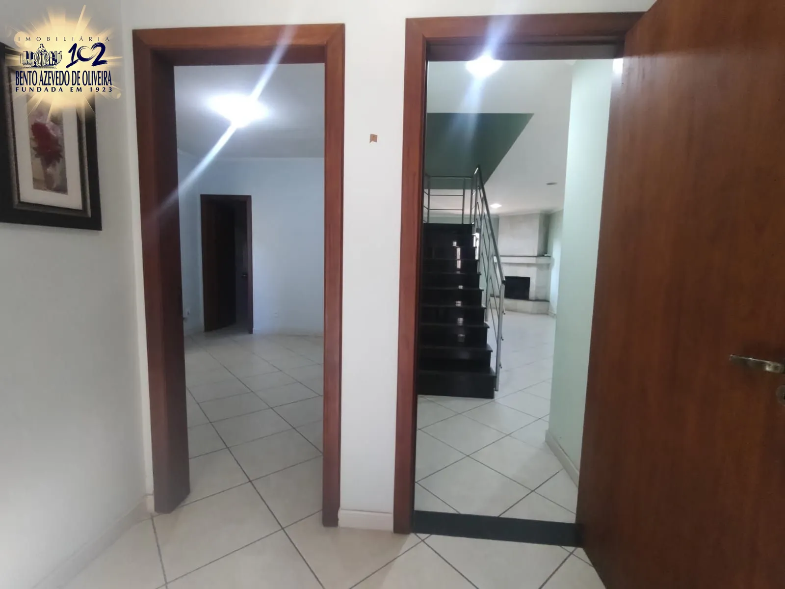 Saída da cozinha para o living