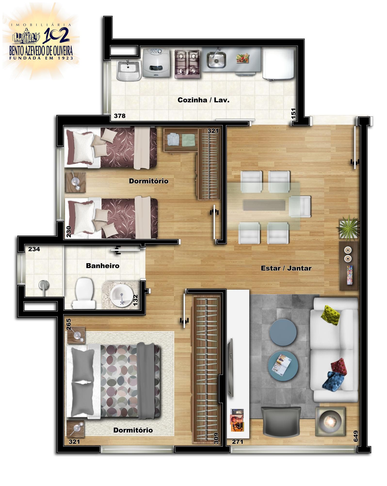 Apartamento, 2 quartos, 50 m² - Foto 32
