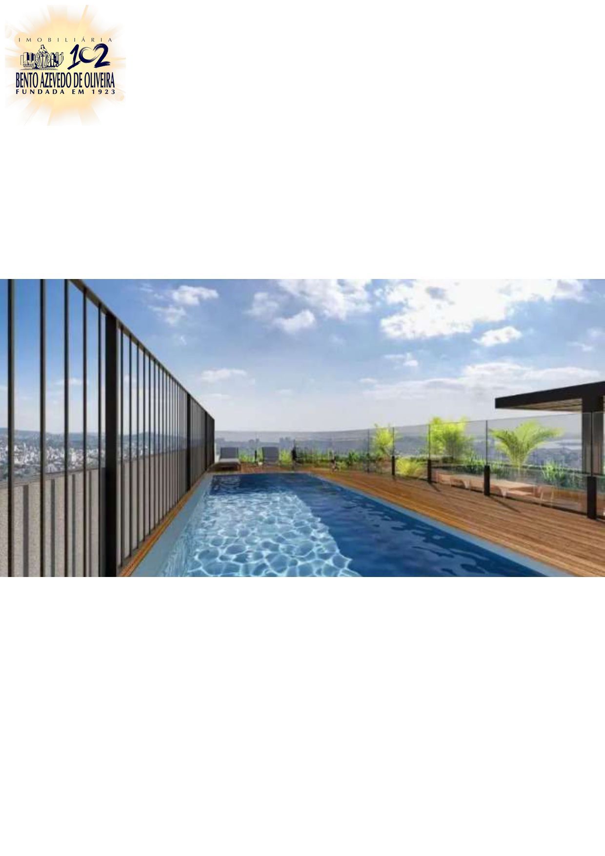 Terraço com piscina