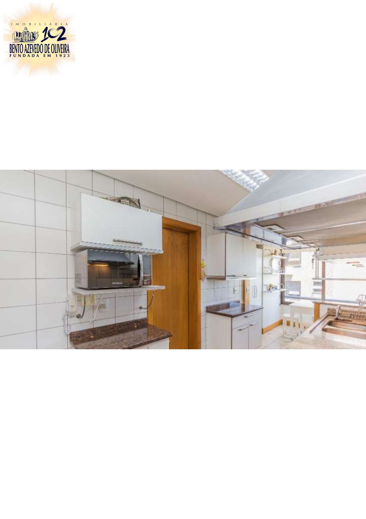 Cozinha  e área de serviço