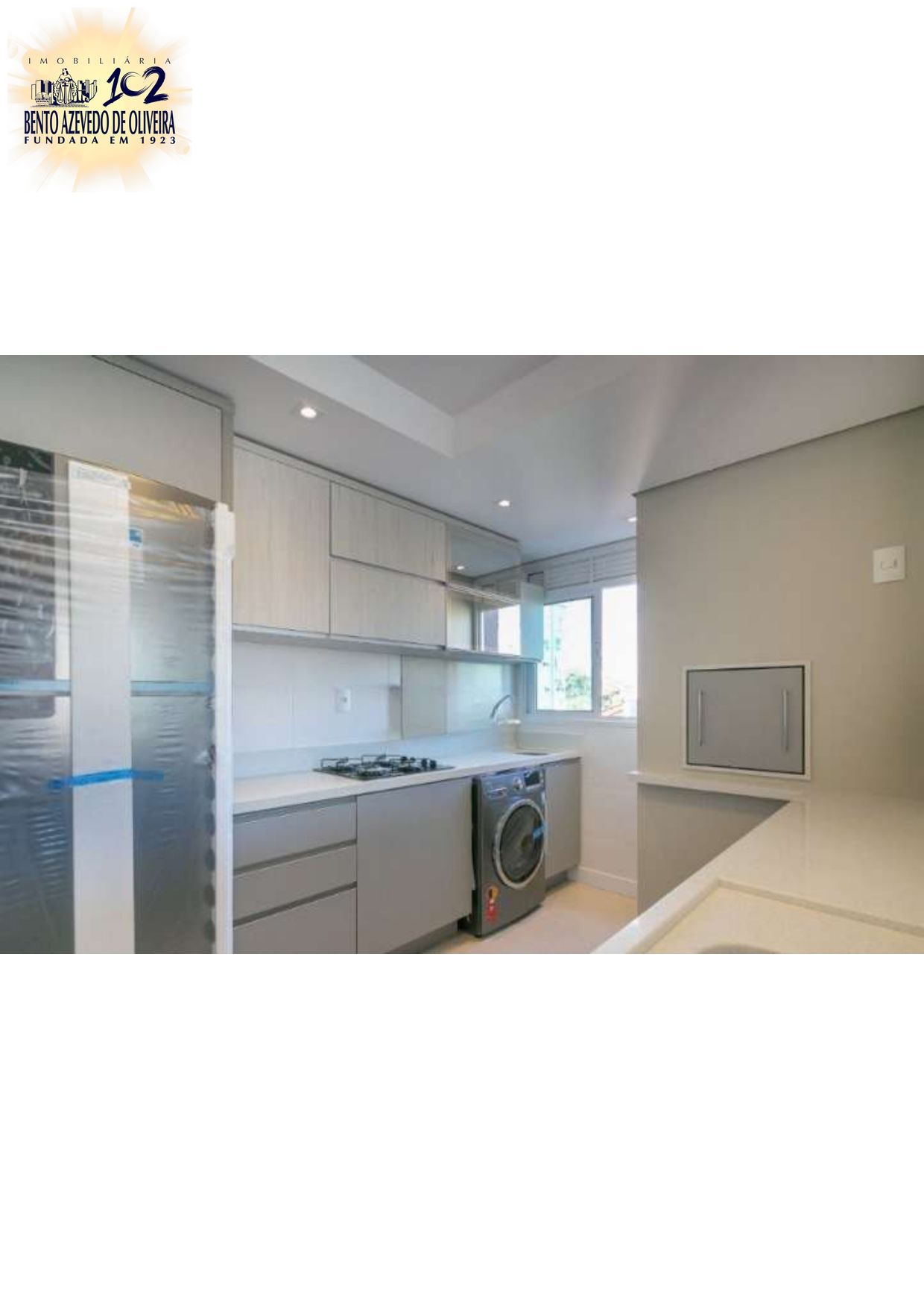 Cozinha com área de serviço