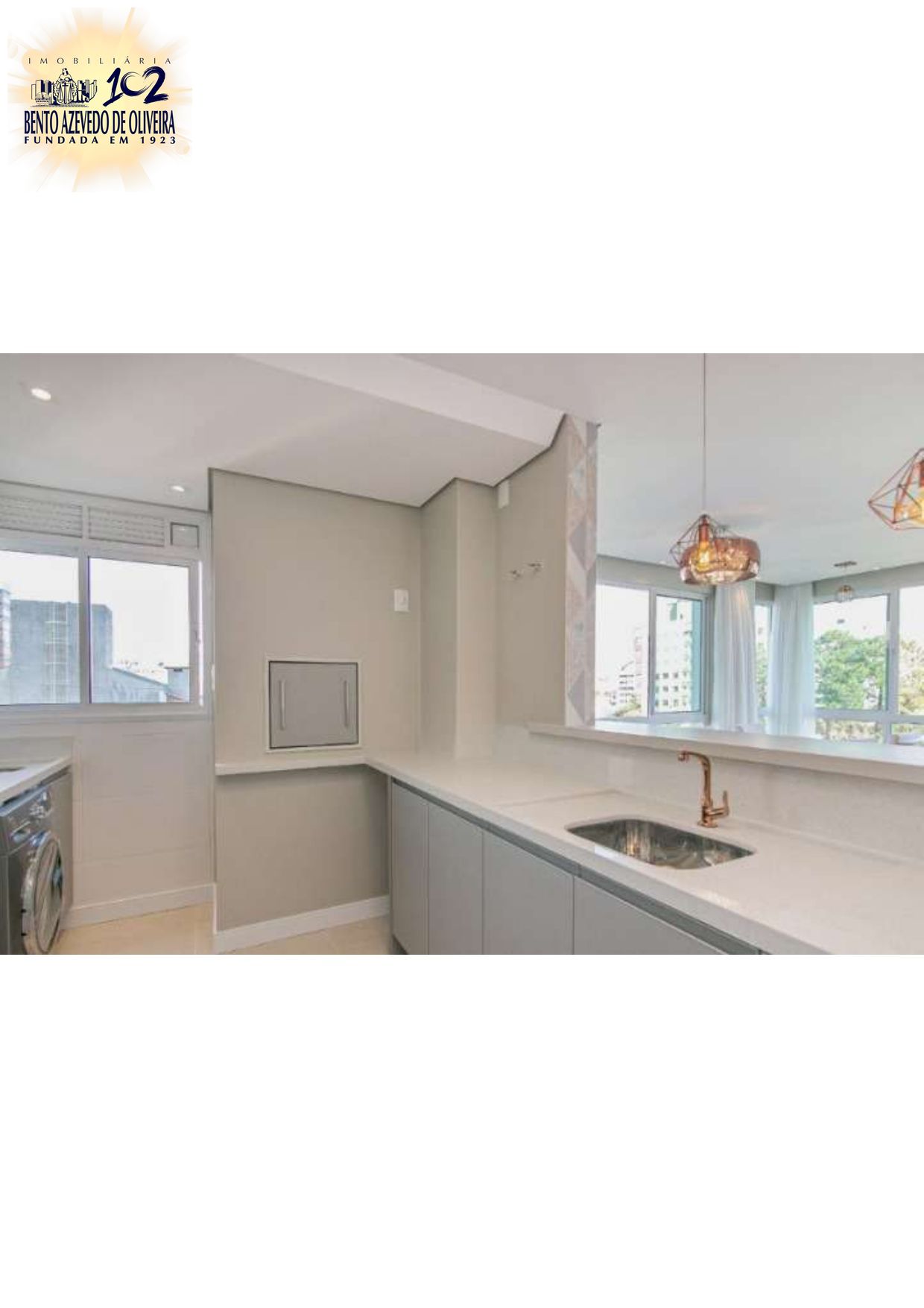 Cozinha com churrasqueira