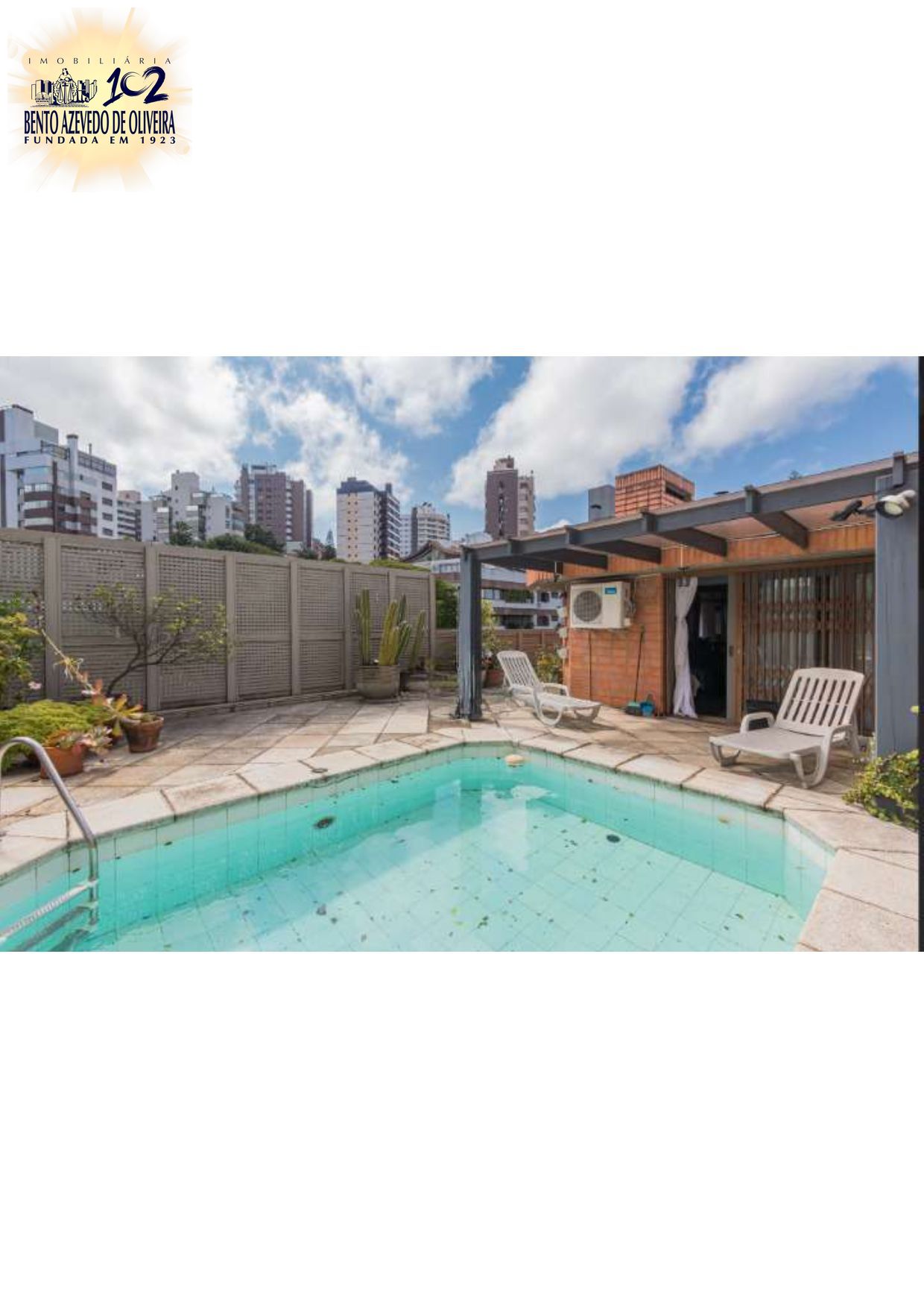 Piscina na cobertura