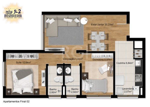 Apartamento, 2 quartos, 78 m² - Foto 24