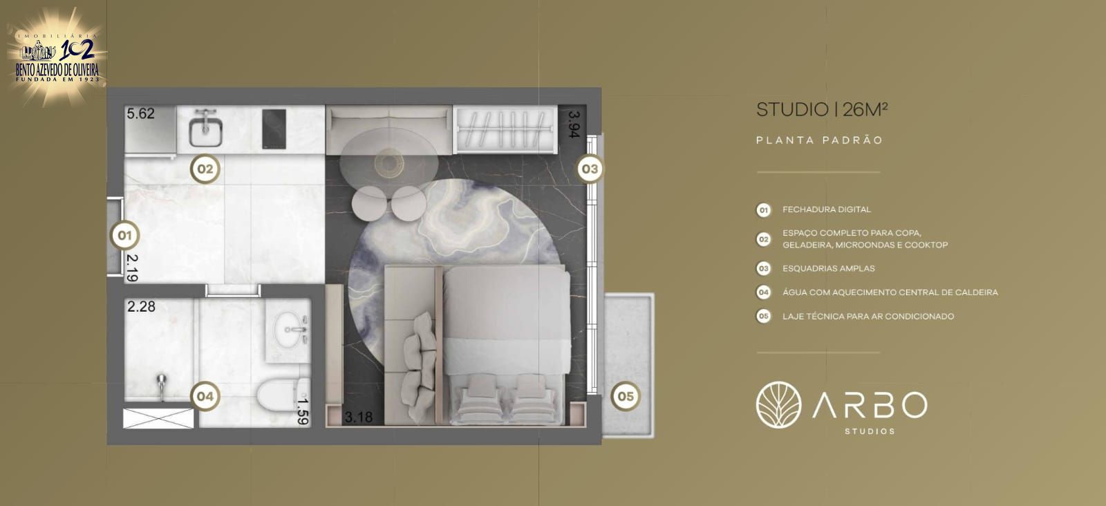 Apartamento, 1 quarto, 25 m² - Foto 11