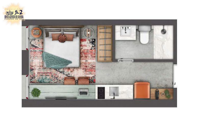 Apartamento, 1 quarto, 16 m² - Foto 16