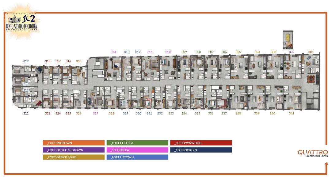 Apartamento, 1 quarto, 16 m² - Foto 17