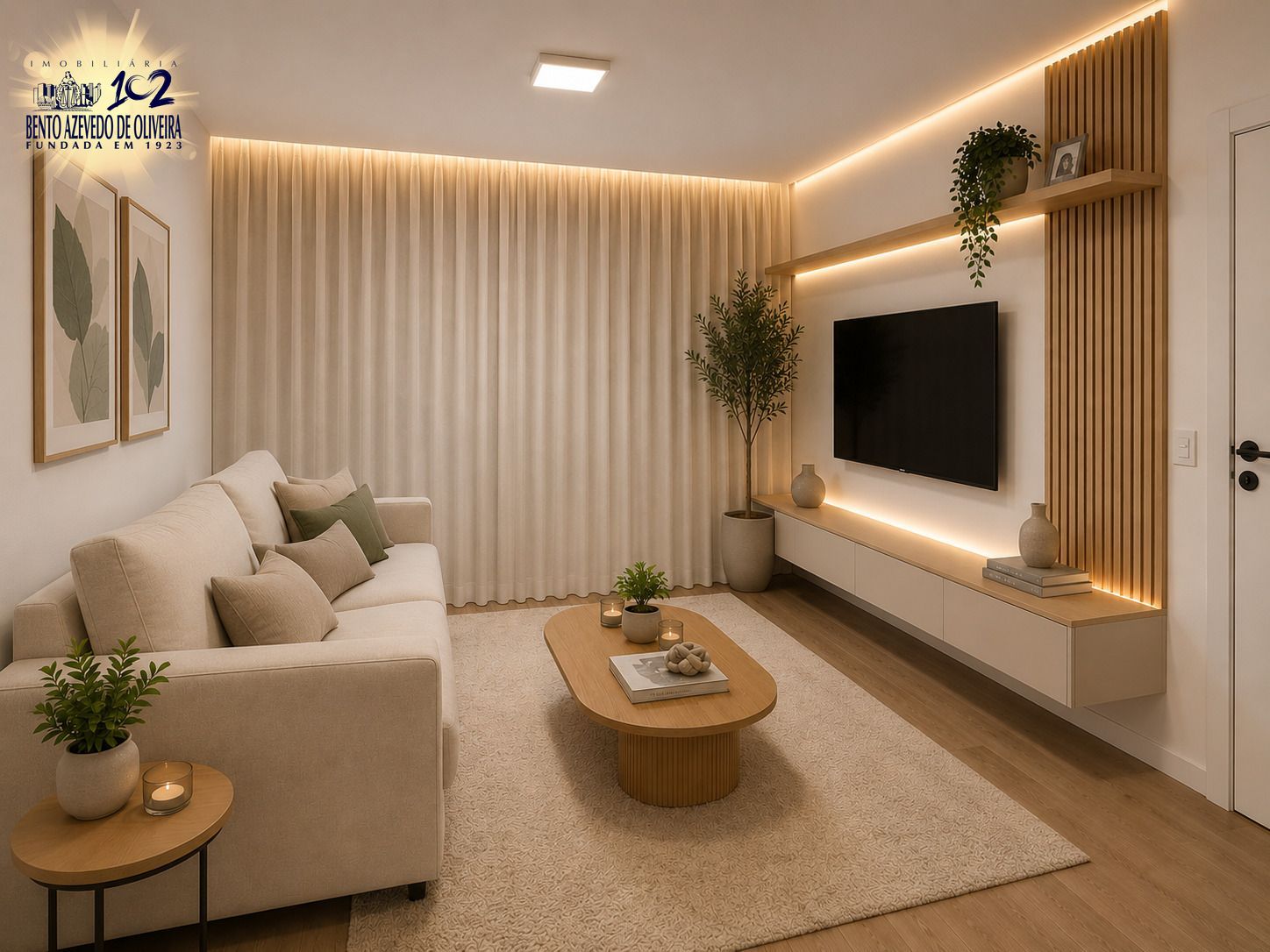 sugestão de decoração por IA, mobilia não inclusa