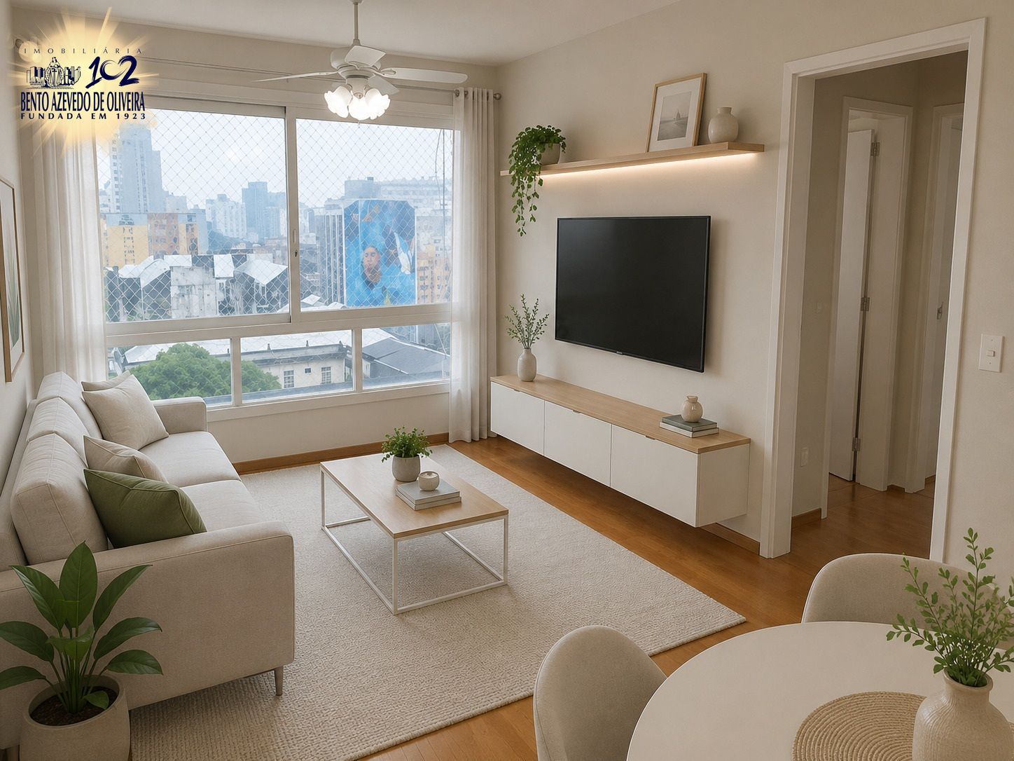 Sugestão de decoração por IA - Mobílias e projeto não inclusos.