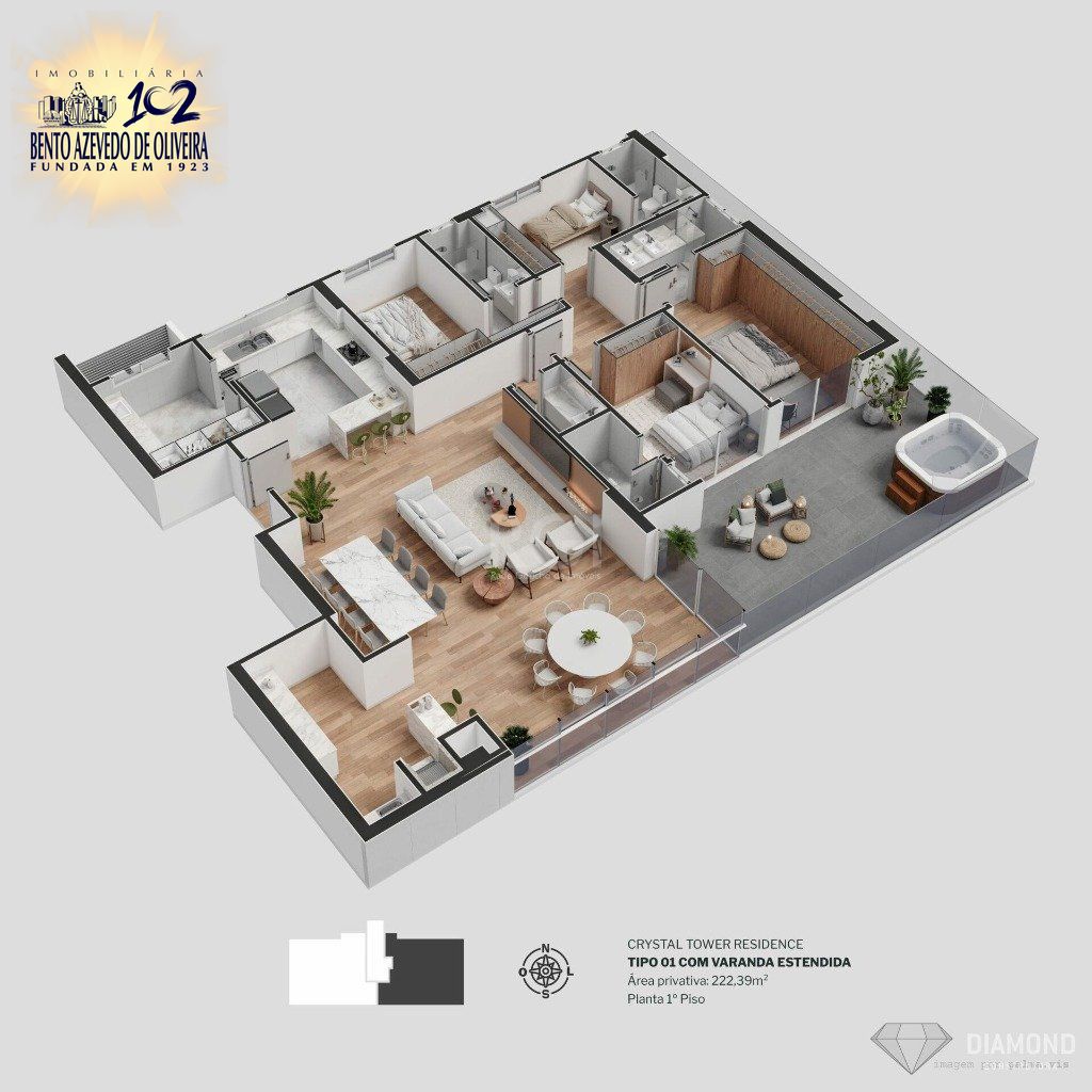 Apartamento, 4 quartos, 222 m² - Foto 30