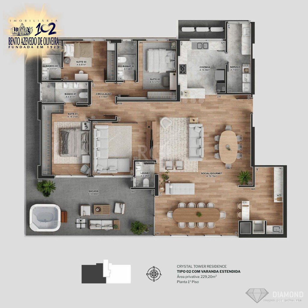 Apartamento, 3 quartos, 229 m² - Foto 30