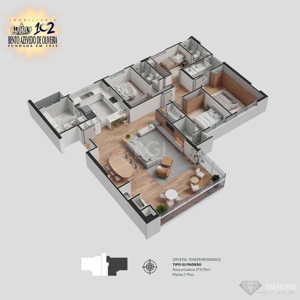 Apartamento, 4 quartos, 173 m² - Foto 30