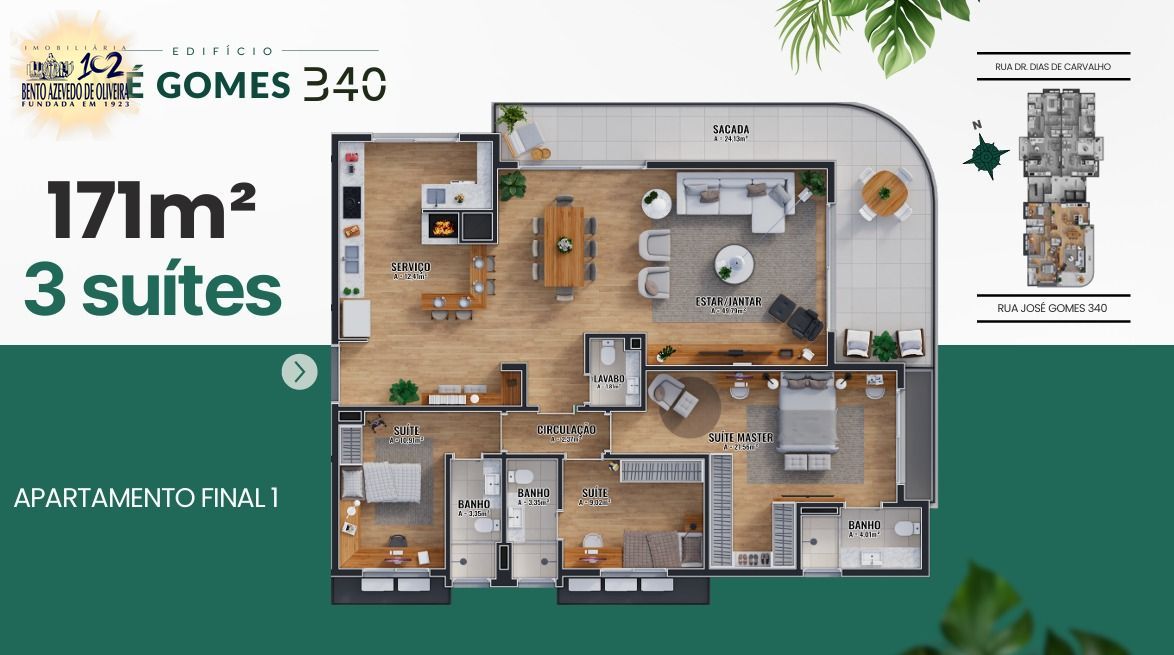 Apartamento, 3 quartos, 171 m² - Foto 8