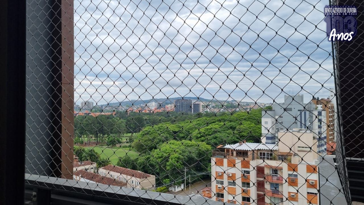 Vista do campo do Contry Club da janela da cozinha