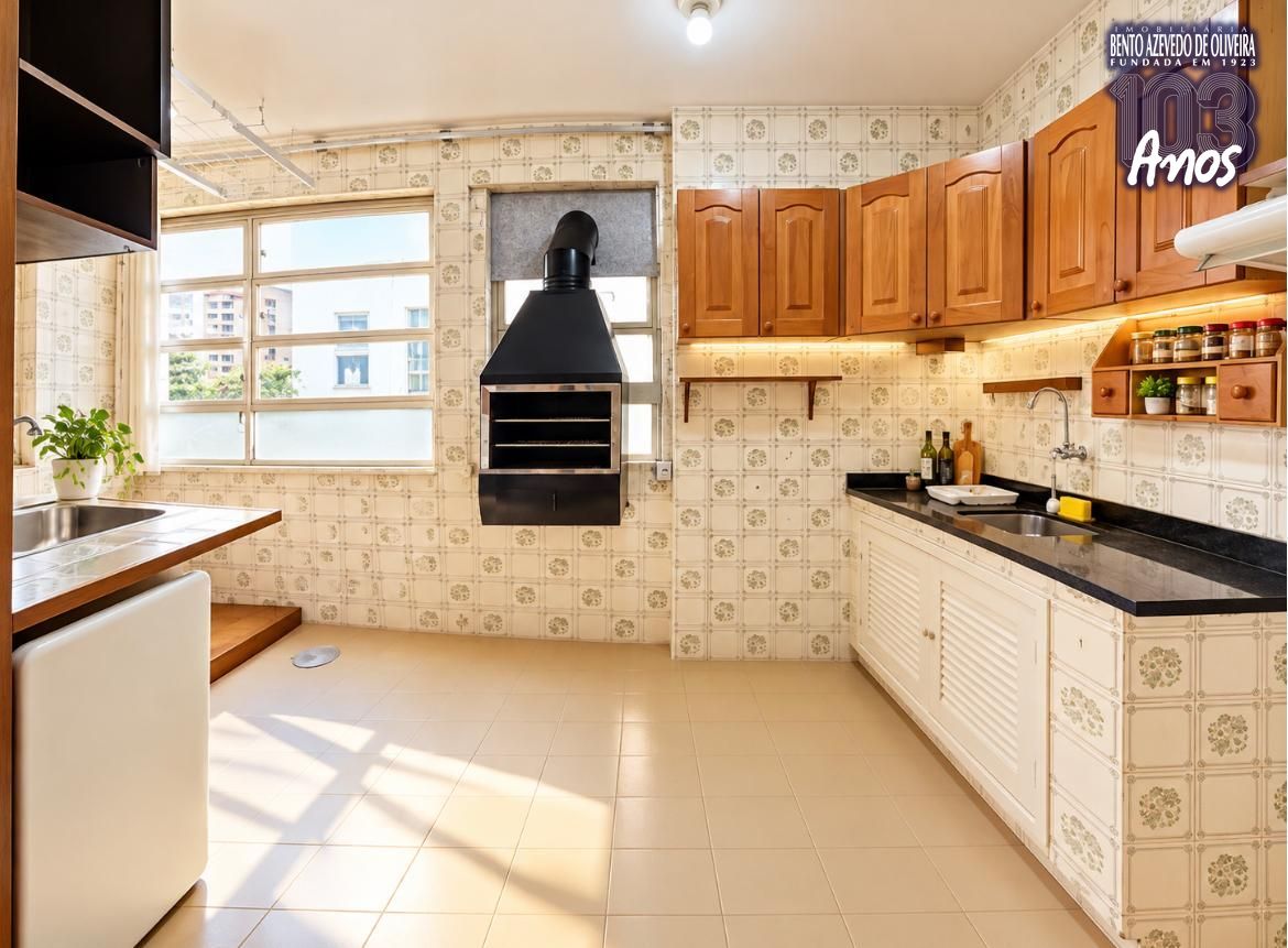 Cozinha com Area de Serviço Churrasqueira.
