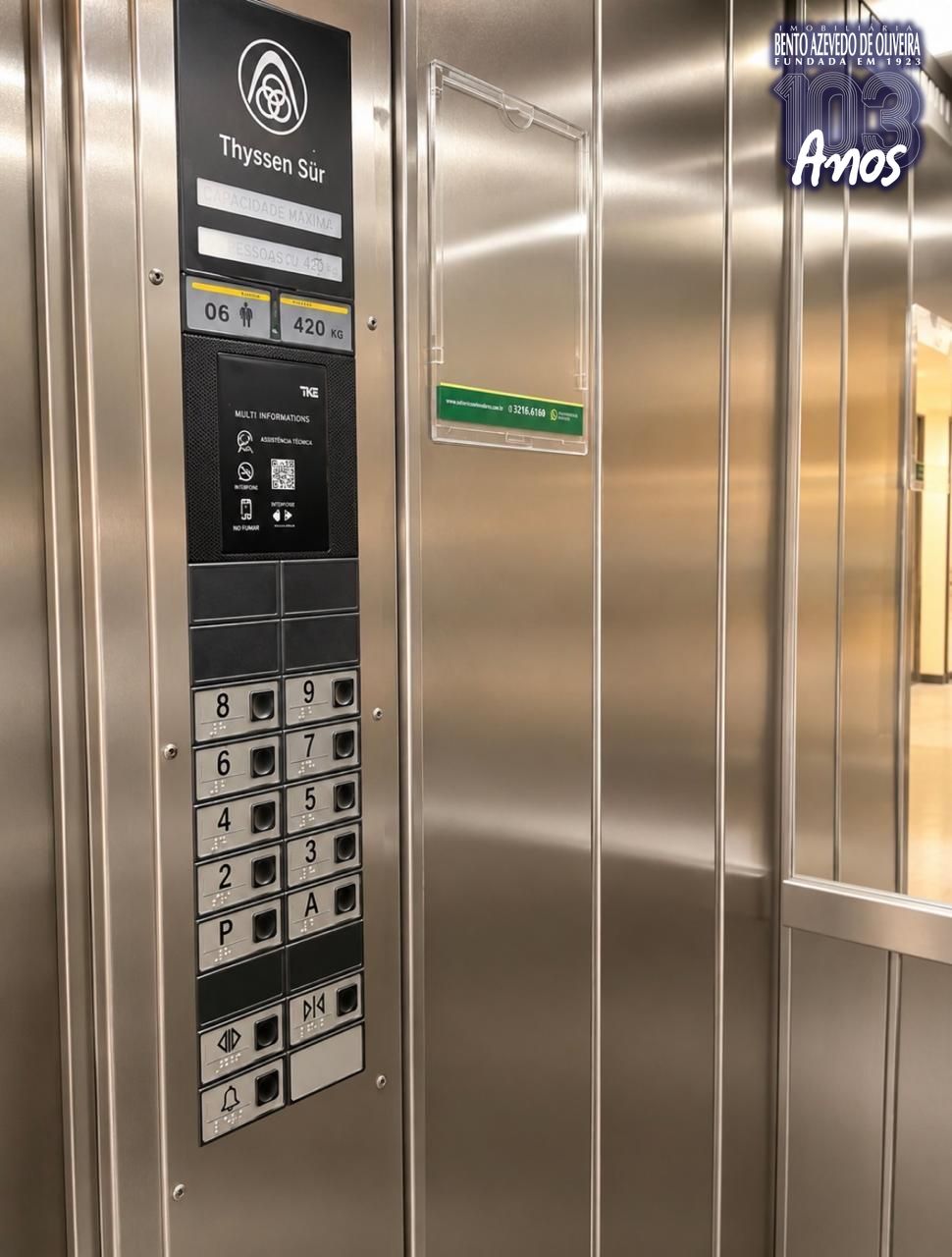 Elevador predio.