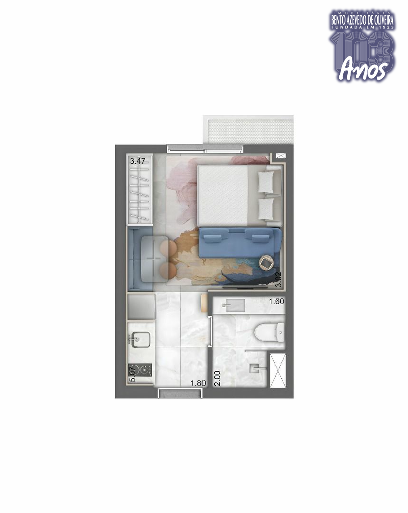Apartamento, 1 quarto, 17 m² - Foto 20