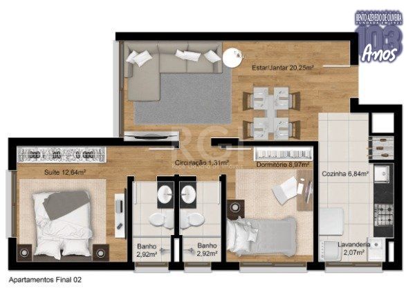 Apartamento, 2 quartos, 78 m² - Foto 24