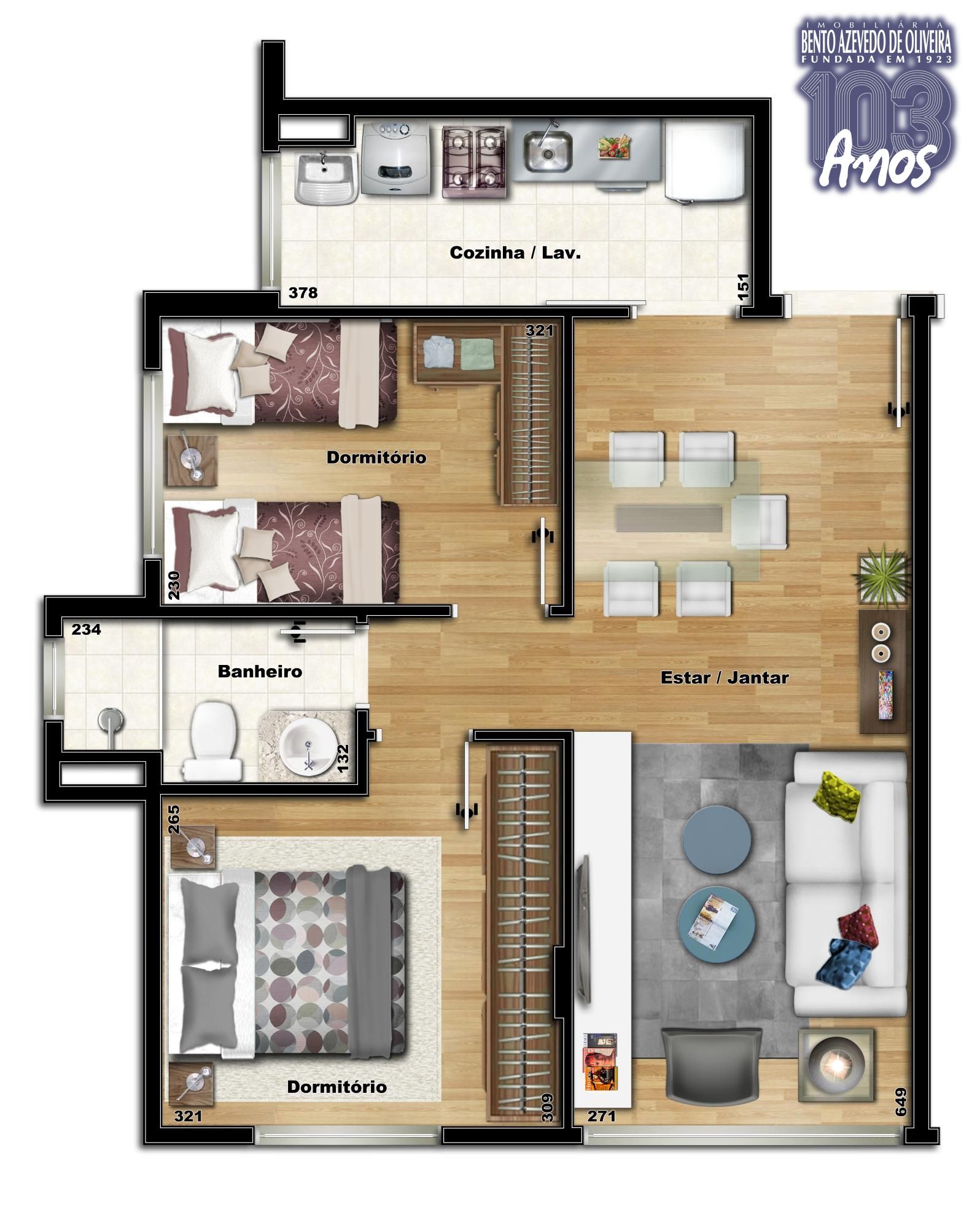Apartamento, 2 quartos, 50 m² - Foto 32
