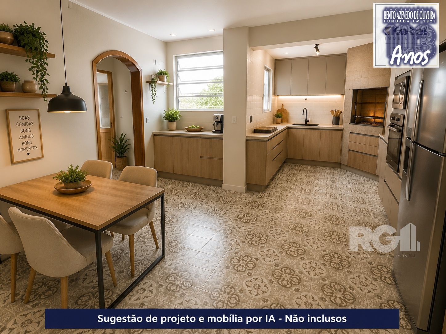 Sugestão de decoração por IA - Mobílias e projetos NÃO INCLUSOS
