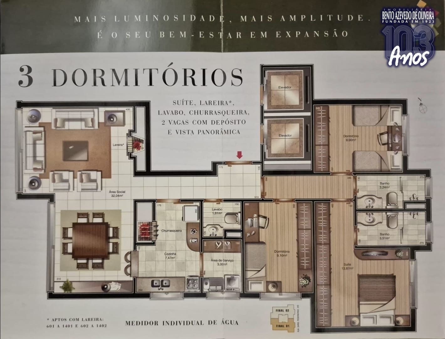 Apartamento, 3 quartos, 105 m² - Foto 50