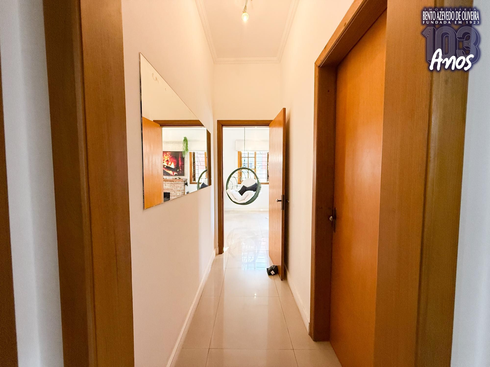 Corredor de acesso aos dormitórios